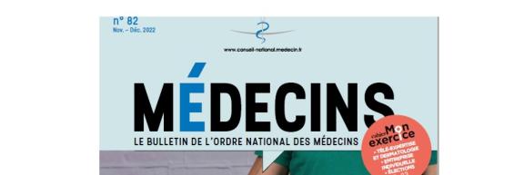 Médecins n°82 Bulletin de l'Ordre des médecins de nov-dec 2022